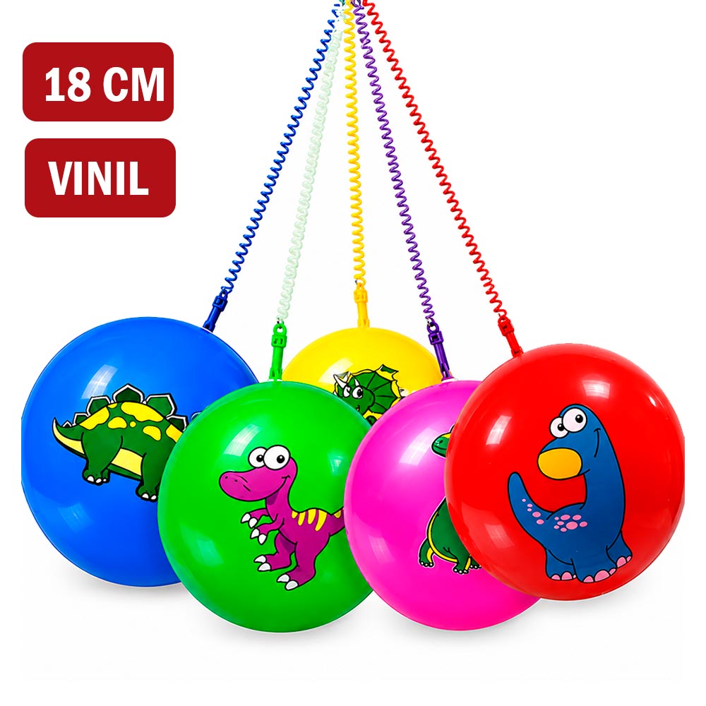 6.1 BOLA DE VINIL COM CORDÃO SORTIDA - BL005 (9582)