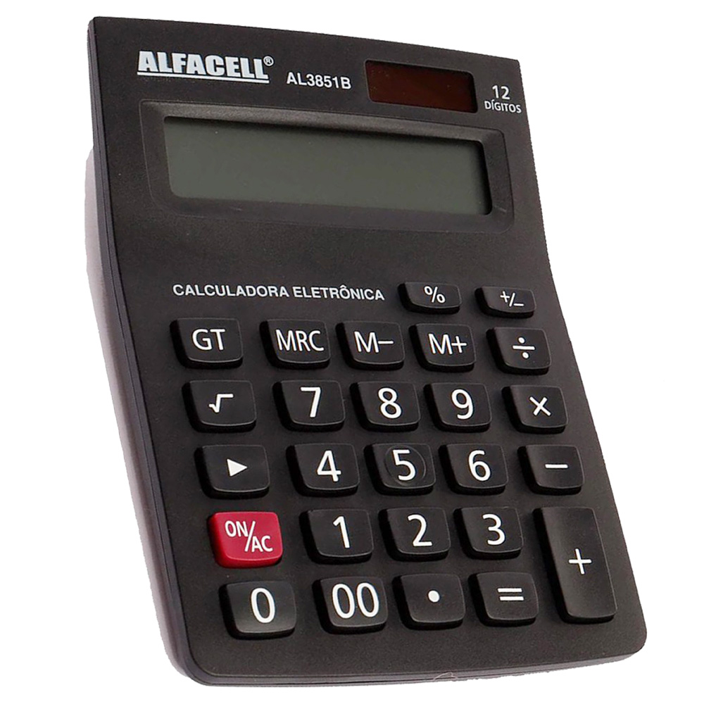 4.1 CALCULADORA M 12 DIG - AL3851B