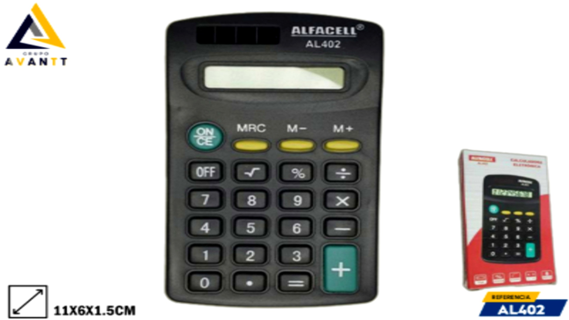 4.1 CALCULADORA P 8 DIGITOS - AL402