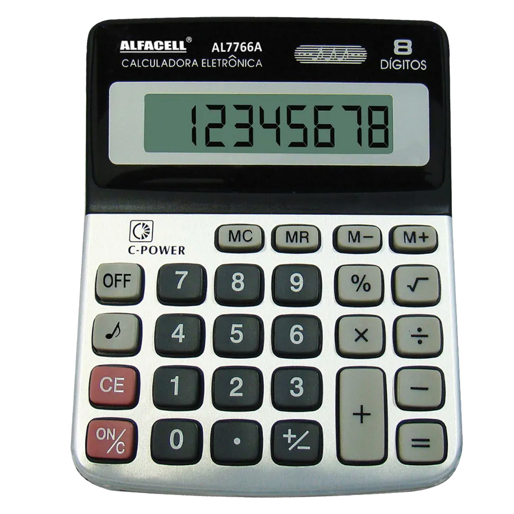4.1 CALCULADORA M 8 DIGITOS - AL7766A