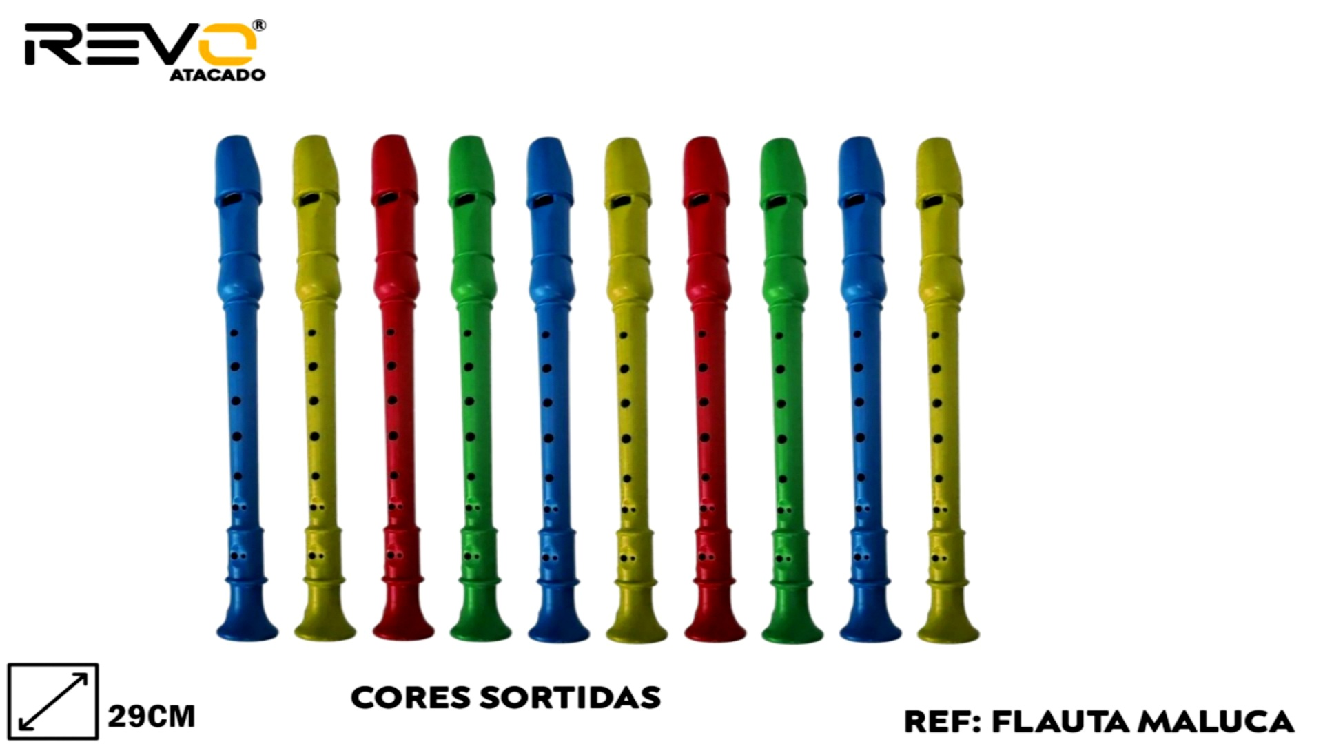 6.1 FLAUTA DOCE CORES SORTIDAS