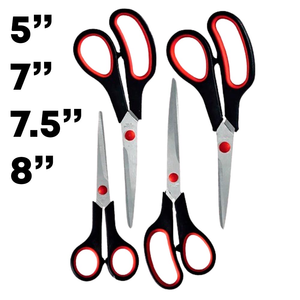 4.3 KIT TESOURAS C/ 4 UN 5/7/7.5/8 POL - GP6006