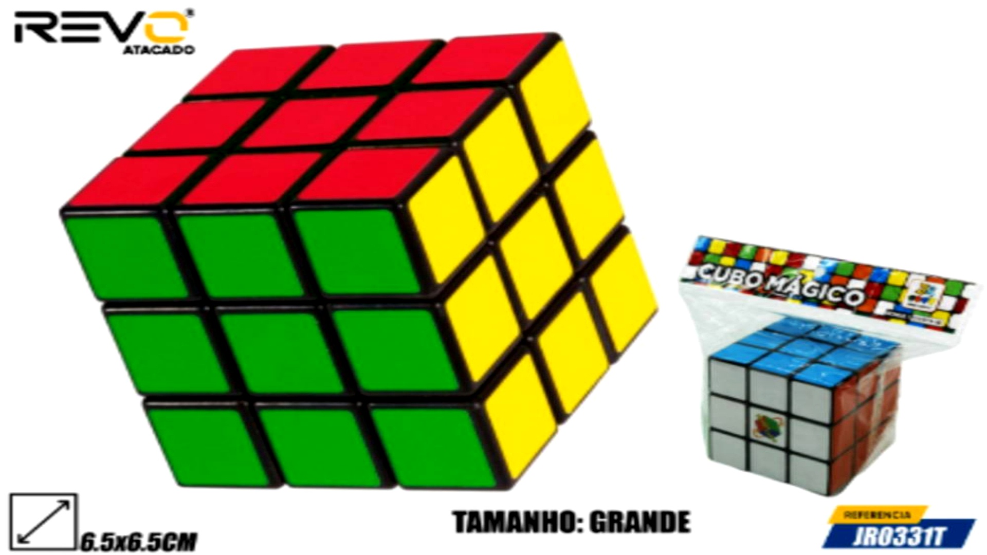 6.1 CUBO MAGICO 6,5X6,5 CM - JR0331T