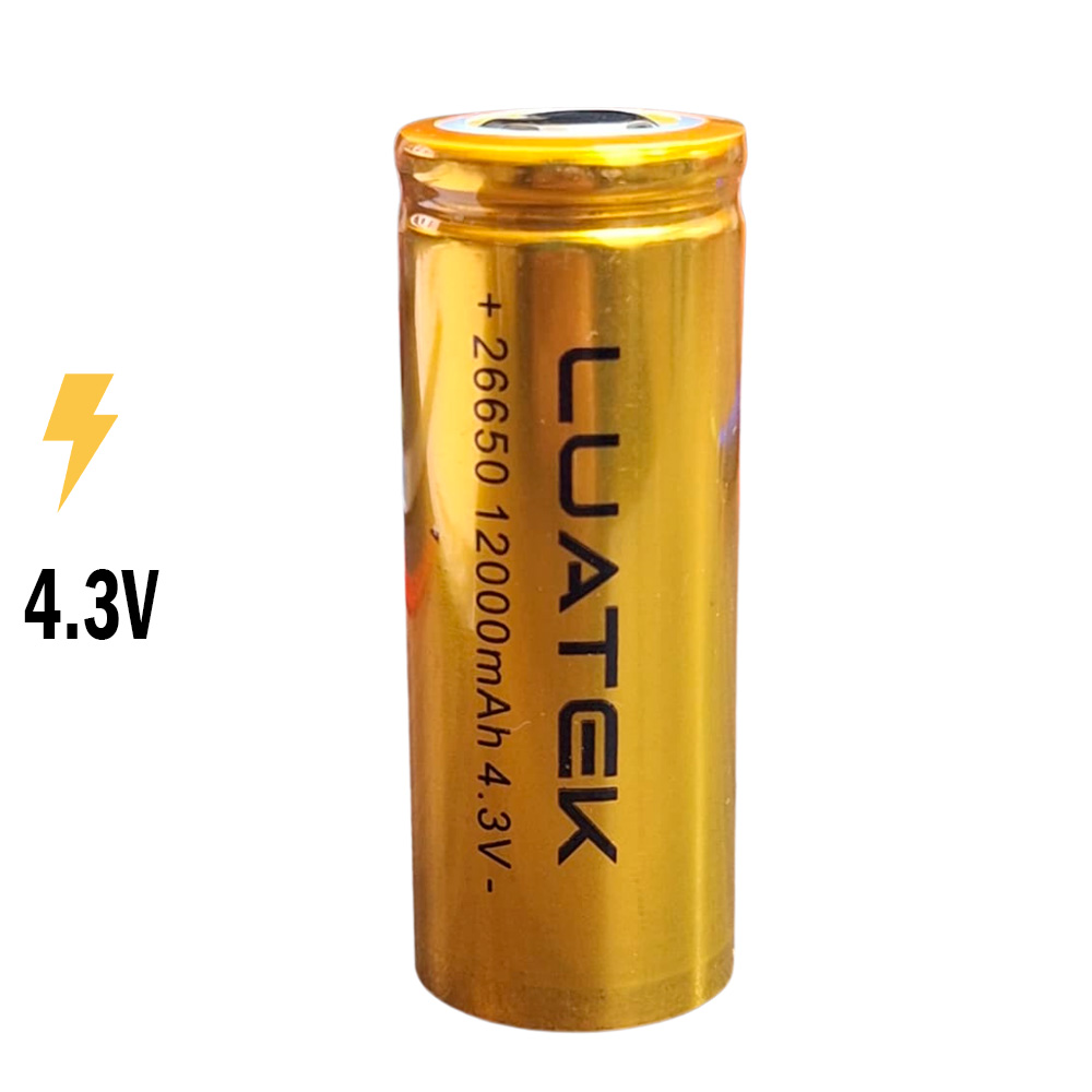 Bateria Para Lanterna 12.000 mAh 4.3V Luatek| LPJ-26650