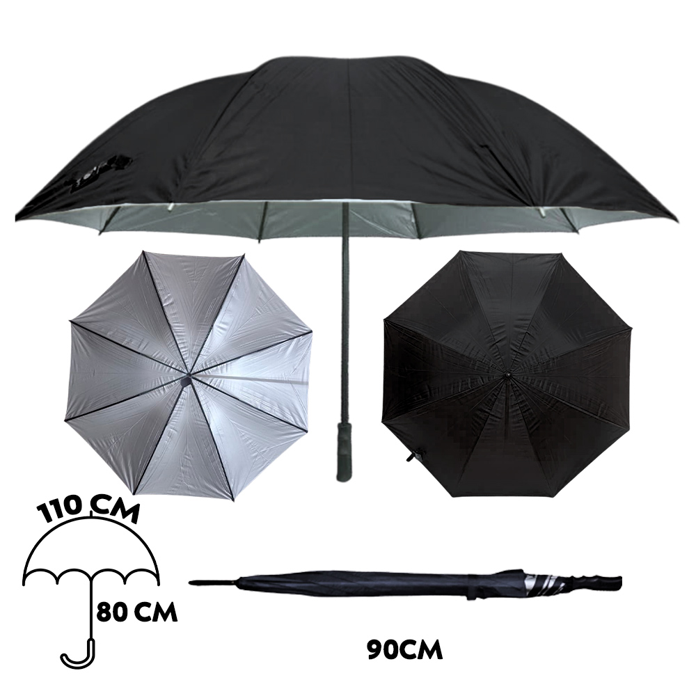 Guarda Chuva Preto Blackout Mizpa | MZ-418