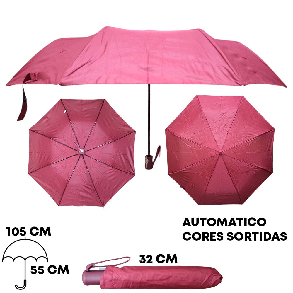 Sombrinha Dobravel Automatica | Mz-907
