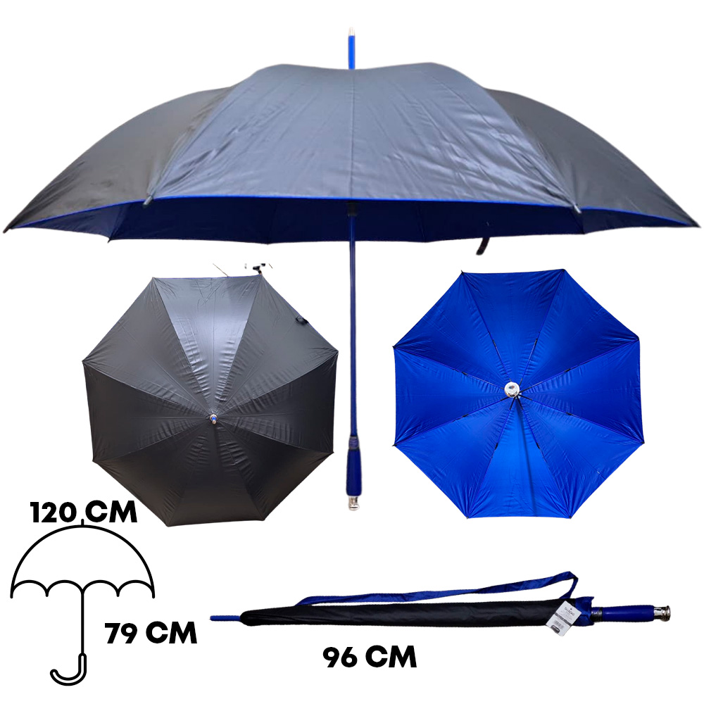 5.1 GUARDA CHUVA CURVO CARBONO SORTIDO - VL70021