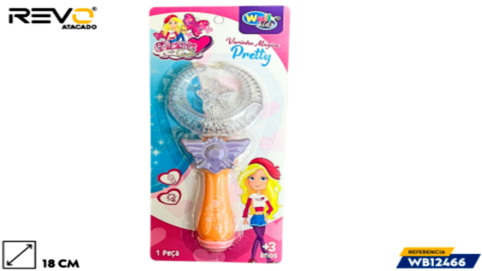 Varinha Magica Com Luz Pretty | WB12466
