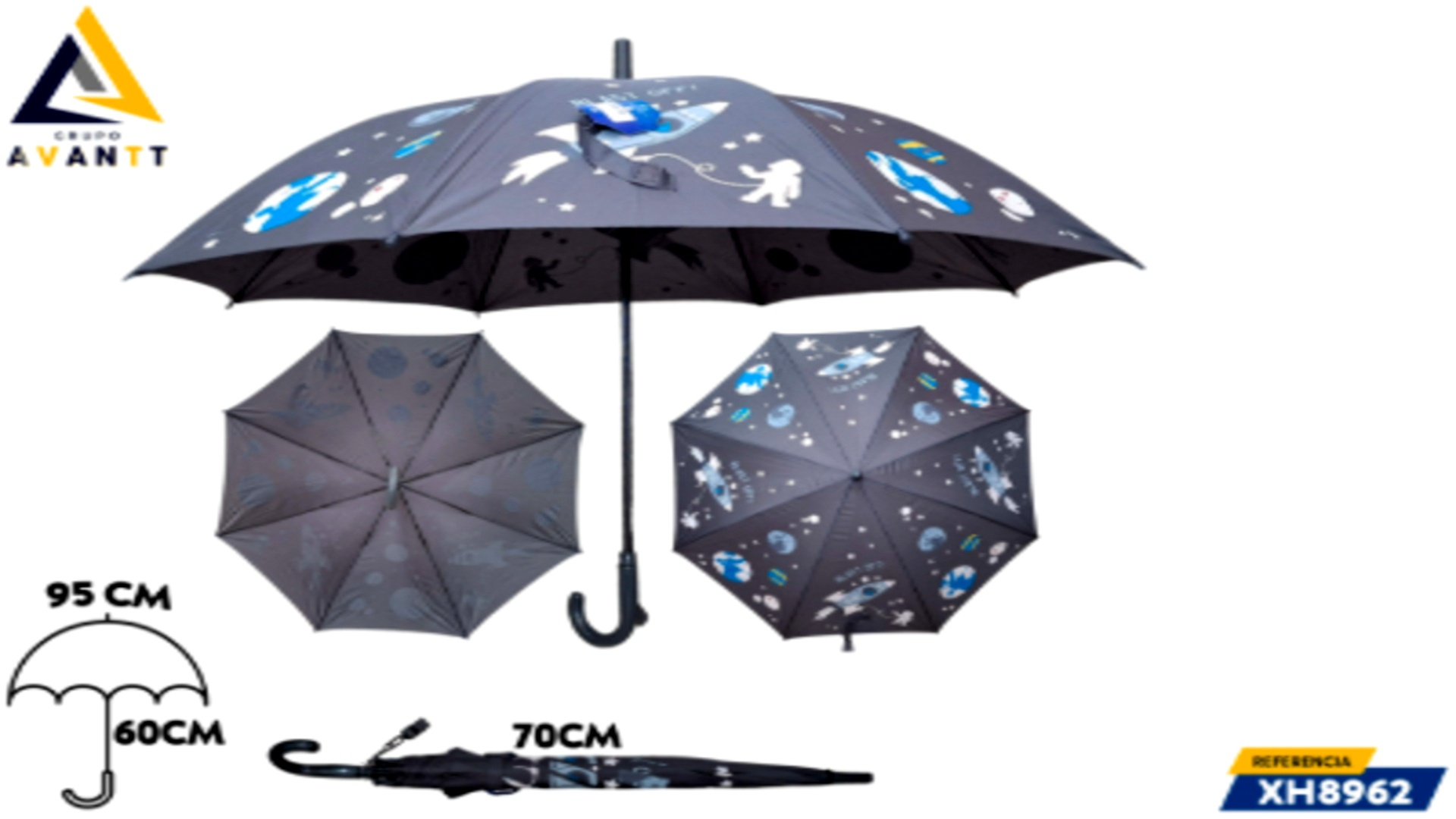 Guarda Chuva Infantil Estampado Curvo XH | XH8962
