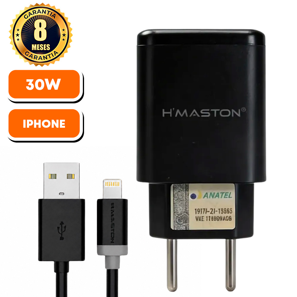Carregador ipara iphone 30W 1M Hmaston | Y59-2